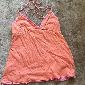 Pink and Orange J Crew Tank Top